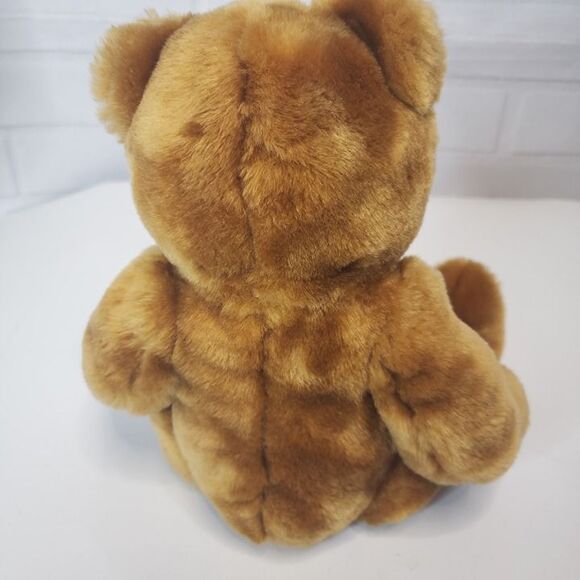 Adorable Vintage Soft Velvets Brown Teddy Bear Plush 8" Stuffed Animal Baby Toy - Picture 3 of 7